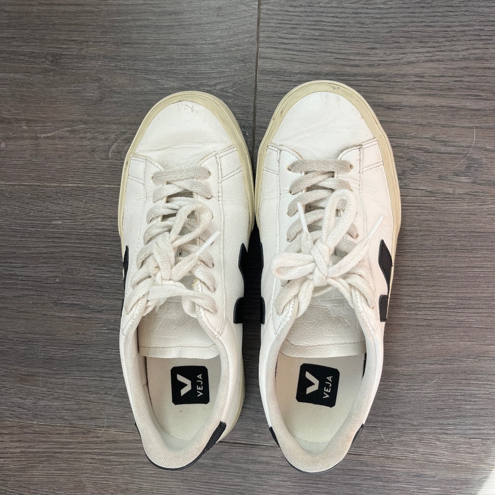 Vejas Campo women’s sneakers black and white - Picture 3 of 4